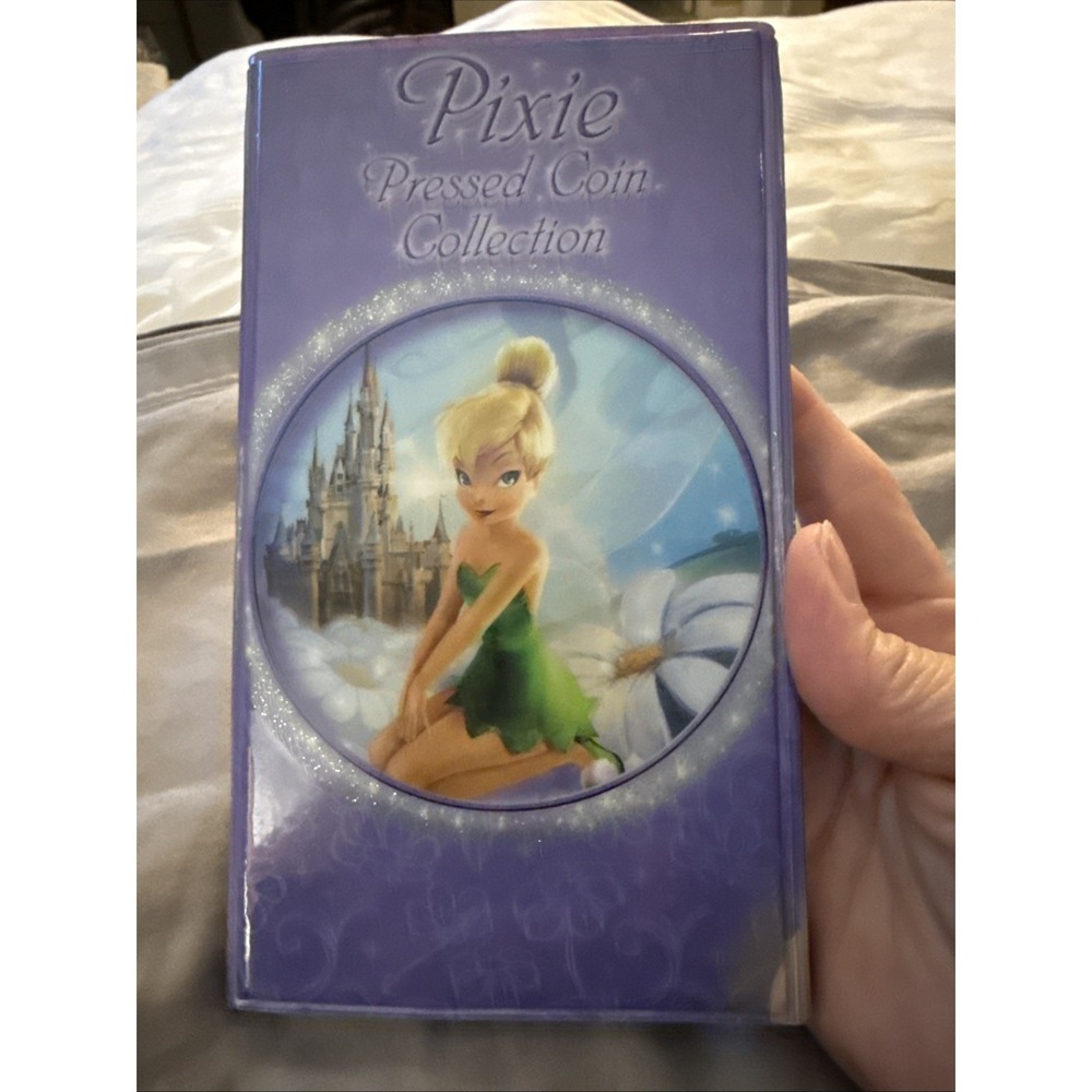 Disney Pressed Penny Coin Book Collection w/ 40 Pennies/ 3 Quarters (Abby)